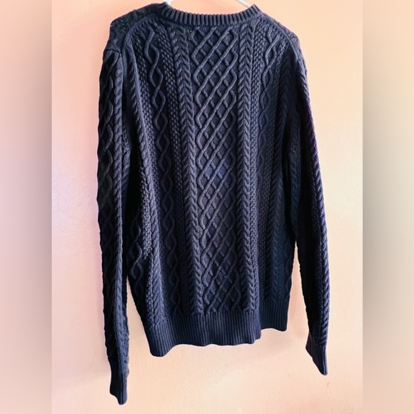 J.Crew Cotton Cable-Knit Crewneck Sweater - Picture 2 of 6